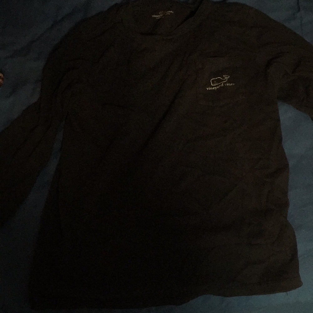 Navy Blue Vineyard Vines Longsleeve T-shirt